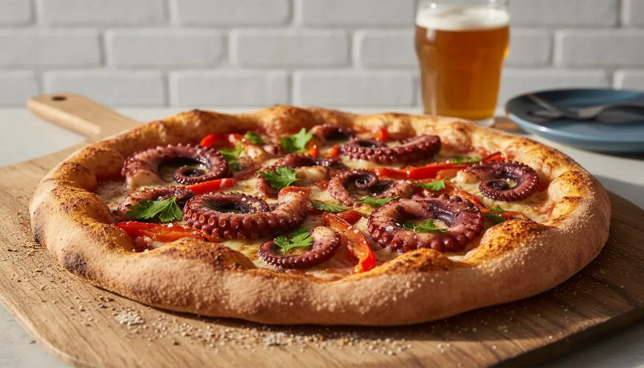 Pizza con pulpo: receta fácil, trucos y variantes