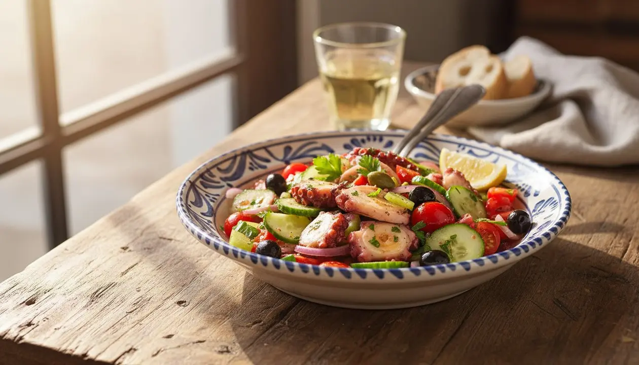 Pipirrana de pulpo: receta mediterránea paso a paso y trucos para que salga perfecta