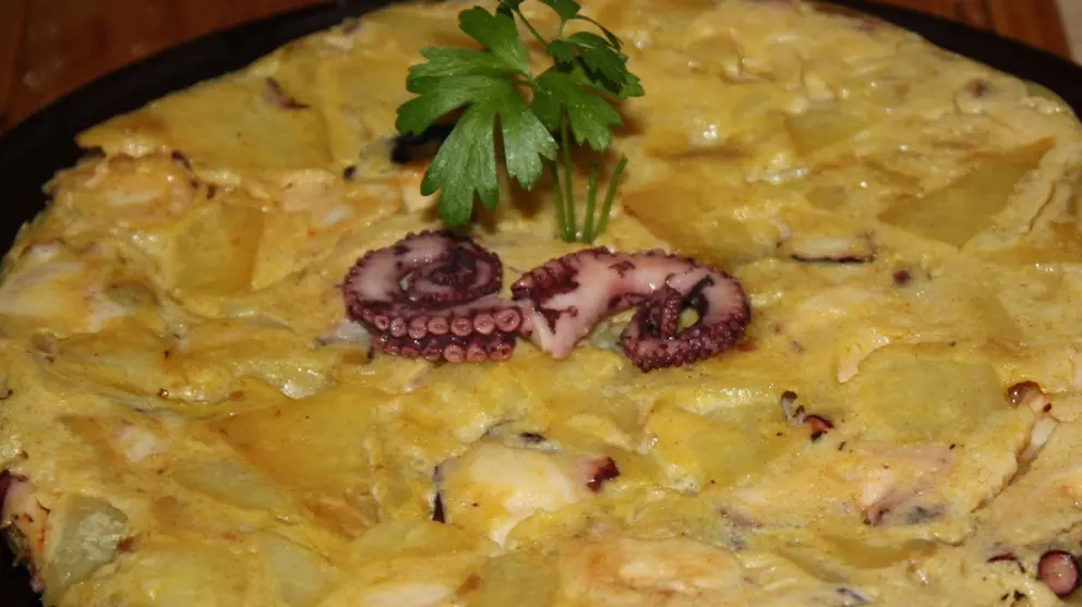 Receta de  tortilla de pulpo: 3 formas diferentes de hacer tortilla con pulpo
