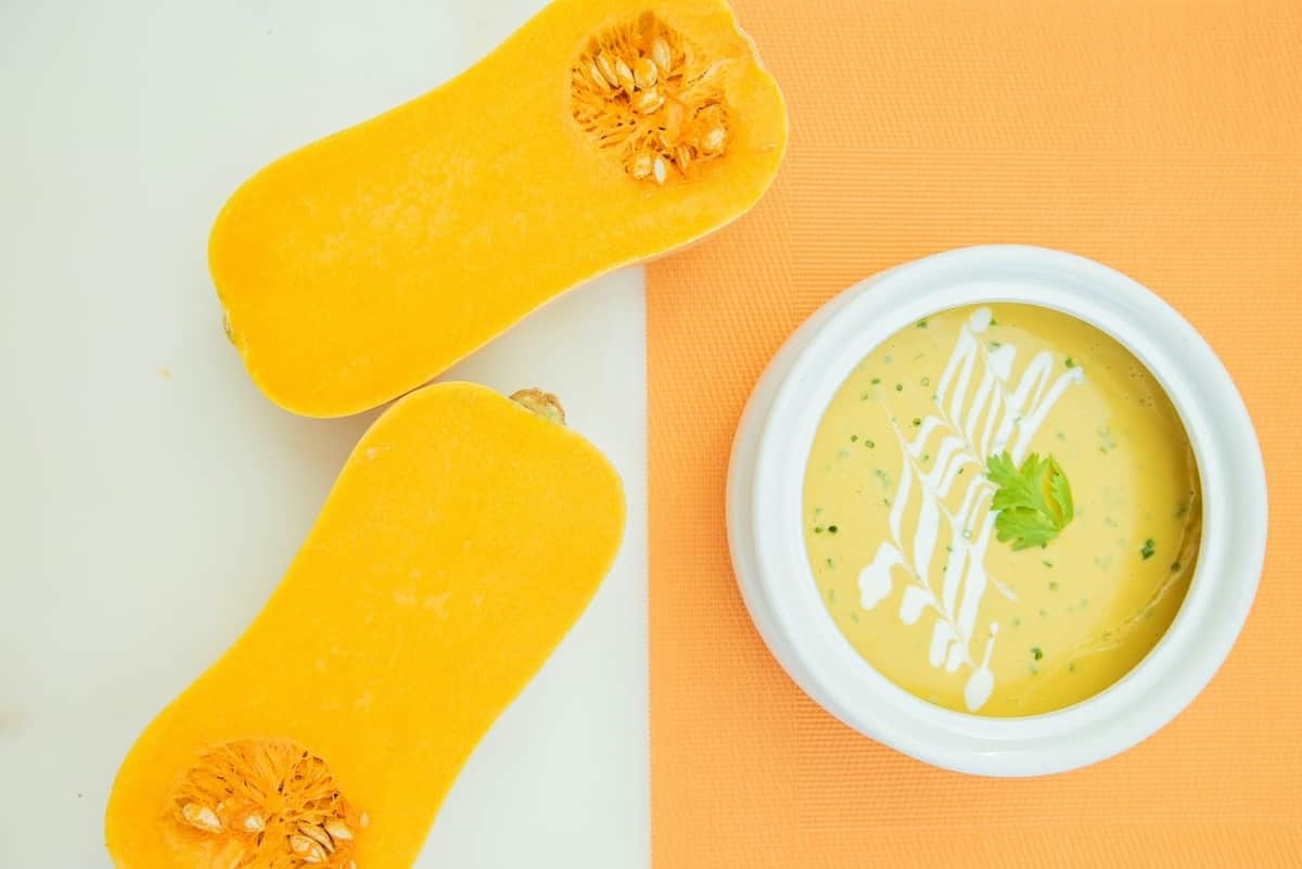 Recetas con pulpo: crema de calabaza y brocheta de pulpo Foto: Pexels