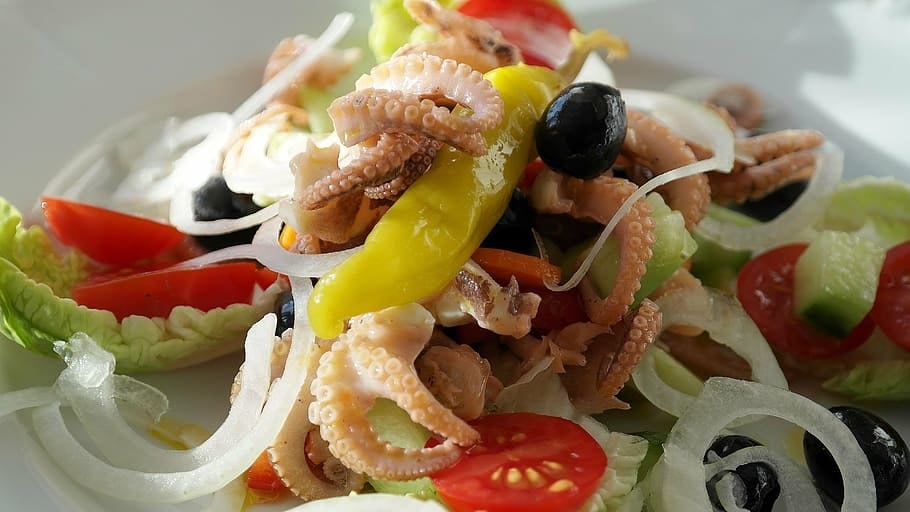 Receta de ensalada de pulpo a la gallega.