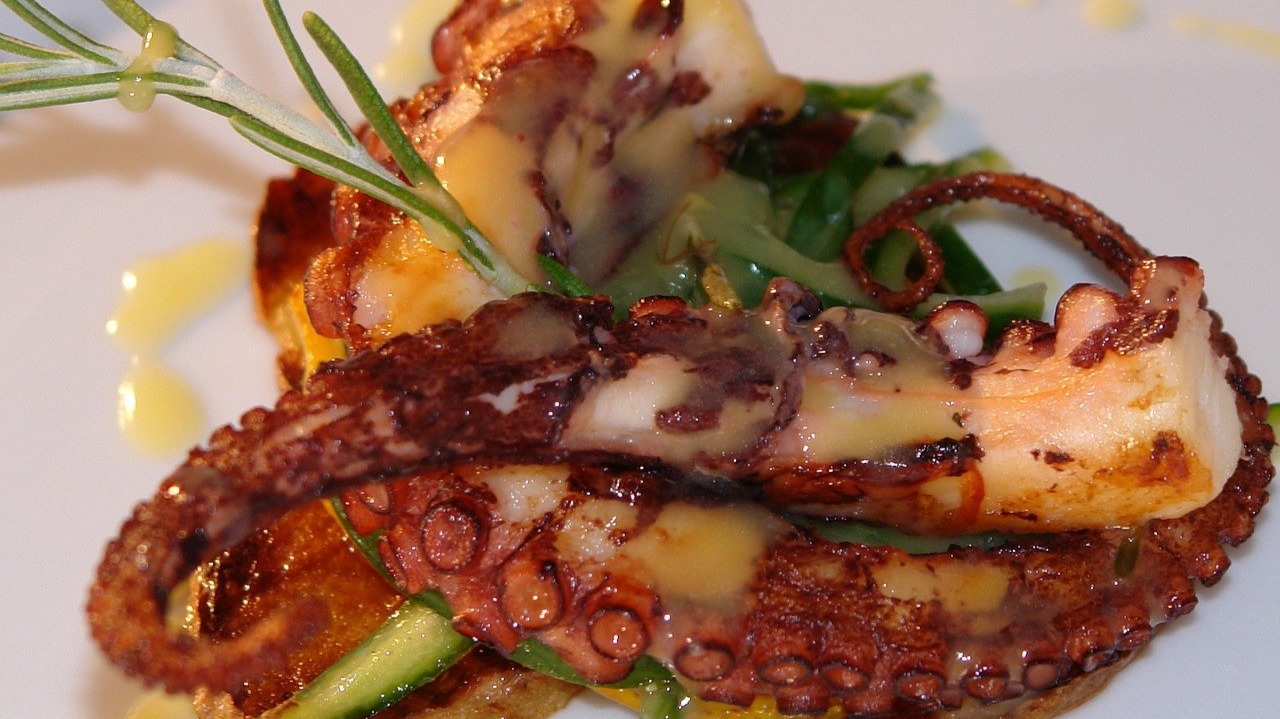 Pulpo a la naranja: ingredientes y paso a paso. Foto: Pixabay.