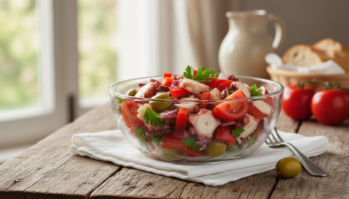 Diferencias con salpicón y ensalada de pulpo